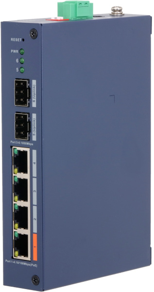 фото Коммутатор PoE Dahua DH-CHS4206-4ET-60 в Омске
