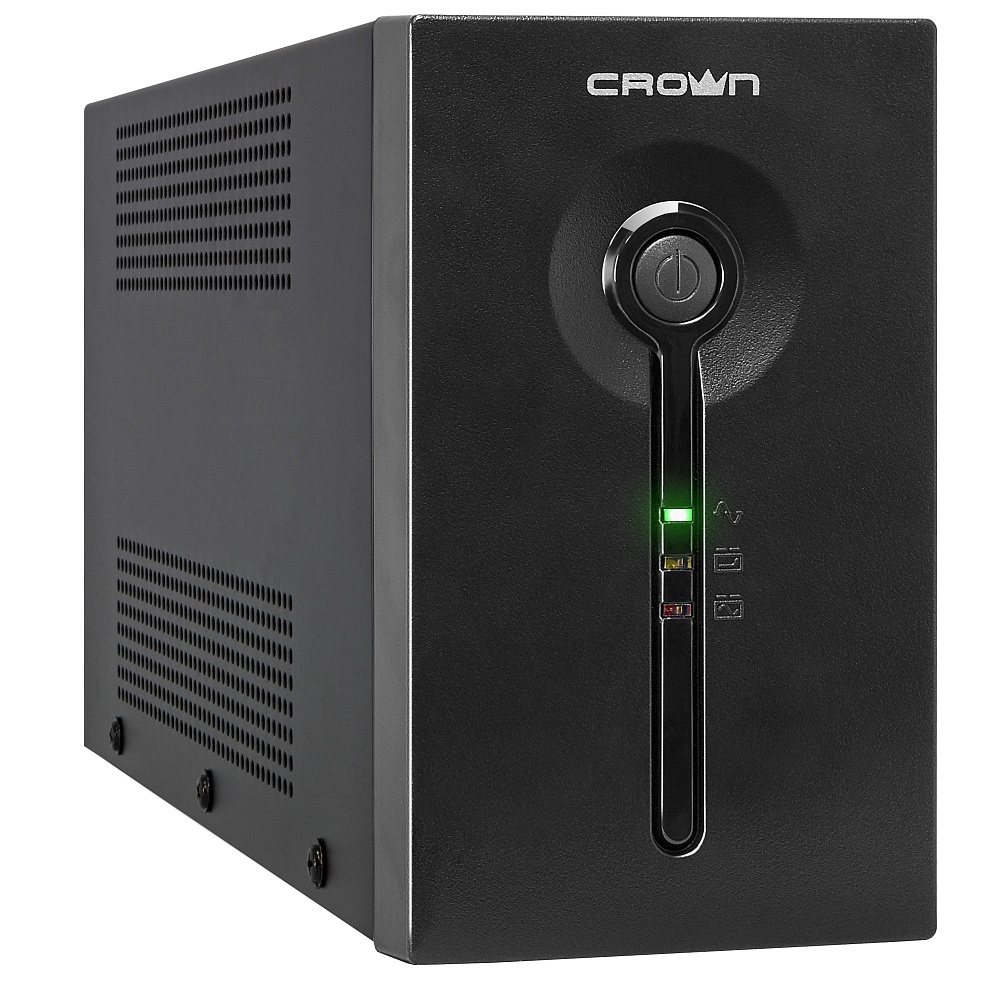 

Источник бесперебойного питания Crown CMU-SP650EURO CM000001490 line-interactive, 650VA/360W, 1x12V/7AH, 3*EURO, металл, CMU-SP650EURO