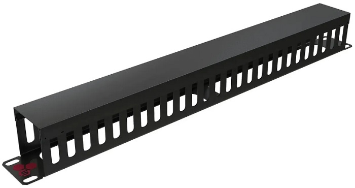 

Кабельный организатор SYSMATRIX SA 0021.911 19" 1U с крышкой, металлический, цвет черный (RAL9004), SA 0021.911