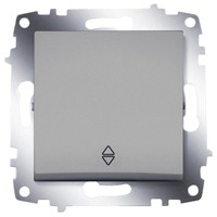 

Переключатель ABB 619-011000-209 Cosmo одноклавишный, 10А, 250В, IP20 (сх. 6) (алюминий), 619-011000-209