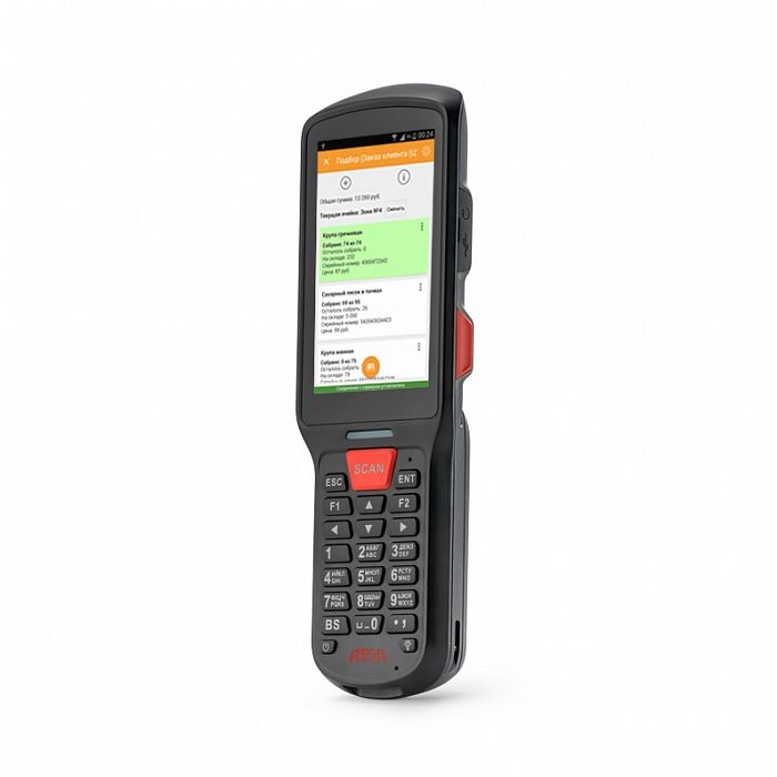 

Терминал сбора данных АТОЛ SMART.Lite АТОЛ 50438 (Android 7.0, 3G, 2D Imager SE4710, 4”, Camera, 2Гбх16Гб, Wi-Fi b/g/n, 5200 mAh, Bluetooth, БП), SMART.Lite
