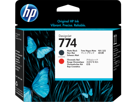

Печатающая головка HP 774 P2V97A матовый черный/хроматический красный, для HP DesignJet Z6810 series, 774