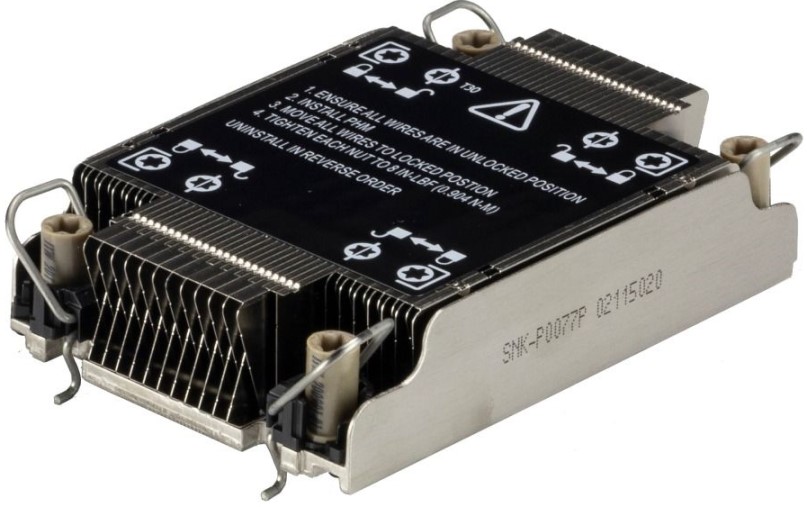 

Радиатор Supermicro SNK-P0077P 1U passive LGA4189, SNK-P0077P