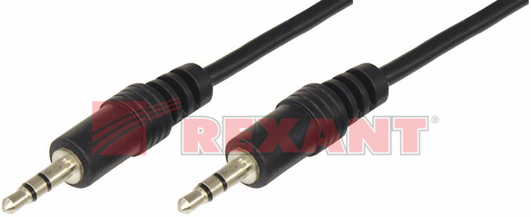 

Кабель Rexant 17-4104 3.5ммштекер стерео - 3.5ммштекер стерео, 3м, 17-4104