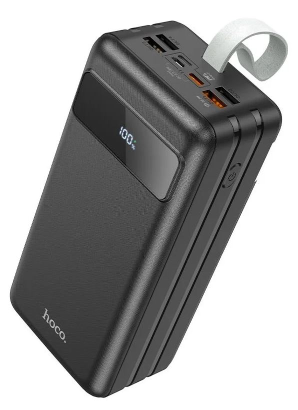 

Аккумулятор внешний Hoco J86B Electric 6931474771742 60000mAh, пластик, LED, 3 USB, 8-pin, Micro, Type-C 22,5 Вт, PD3.0, цвет: чёрный (1/12), J86B Electric