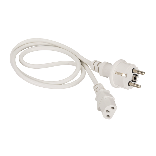 

Кабель питания Lanmaster LAN-PP13/SH-5.0-WH C13-Schuko, 3х0.75, 220В, 10А, белый, 5 метров, LAN-PP13/SH-5.0-WH