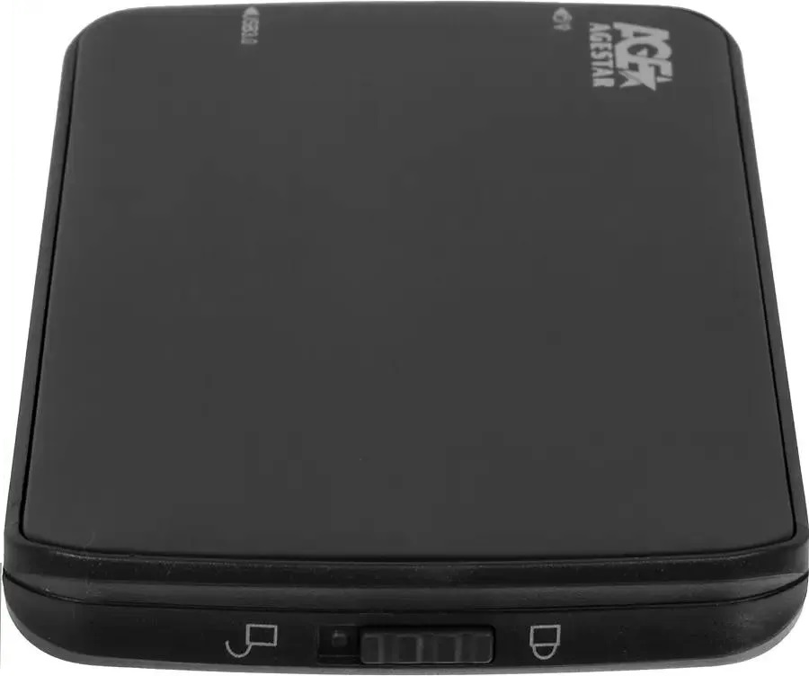 

Внешний корпус AgeStar 3UB2A12 для HDD/SSD SATA 6Gb/s 2.5", USB 3.1 Gen1, пластик/алюминий, черный, 3UB2A12