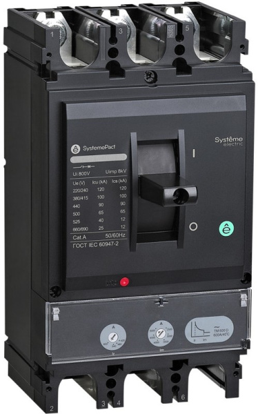 фото Автоматический выключатель в литом корпусе  Systeme Electric SPC400F400L3DF в Ростове-на-Дону