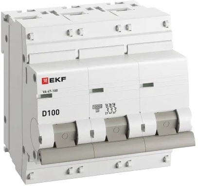 фото Автоматический выключатель  EKF mcb47100-3-100D-pro в Уфе