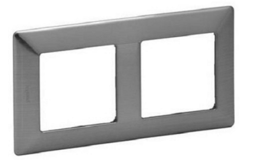 

Рамка Legrand 754152 Valena LIFE Сталь 2-ая, 754152