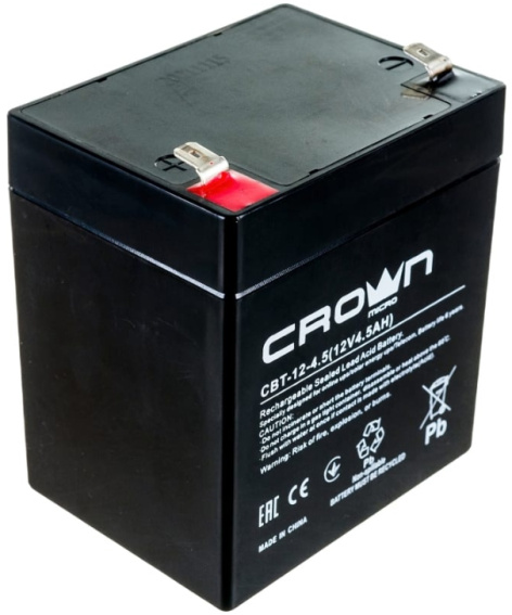 фото Аккумулятор  Crown CBT-12-4.5 в Казани