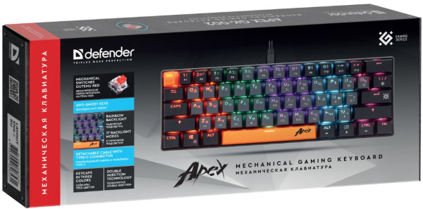 фото Клавиатура  Defender APEX GK-002 RU в Казани
