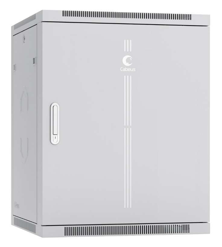 

Шкаф настенный 19", 15U Cabeus SH-05F-15U60/35m-R 600x350x769mm (ШхГхВ) дверь металл, цвет серый (RAL 7035), SH-05F-15U60/35m-R