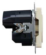 фото Розетка с заземлением IEK BR-R14-16-U22-018-K10