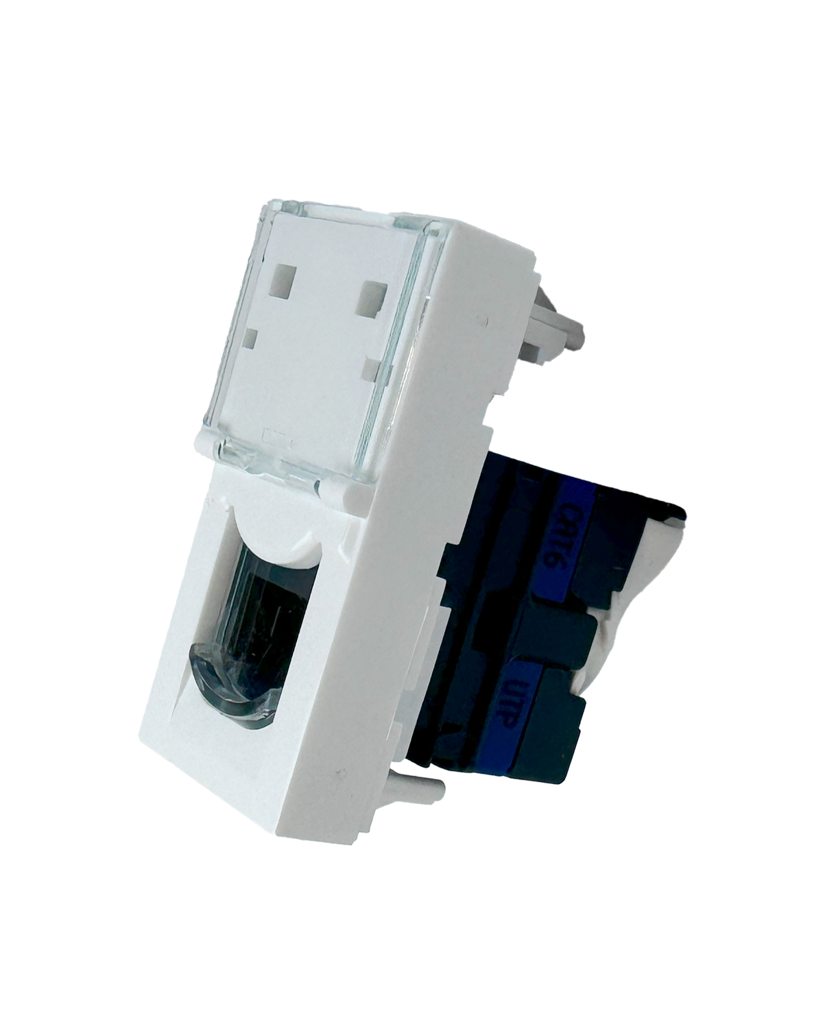 

Компьютерная розетка Filum FL-FP112-C6 RJ45, UTP, CAT6, 45х22,5 мм (mosaic), toolles, белая, FL-FP112-C6