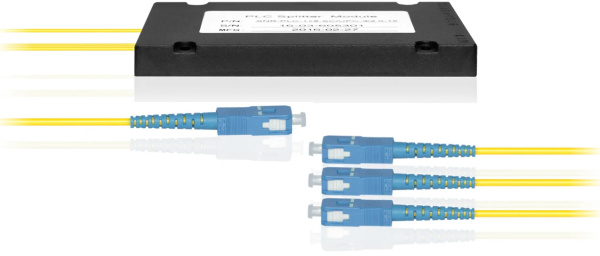 Изображение товара Оптический делитель мощности SNR 1x3 SC/UPC для волоконных сетей