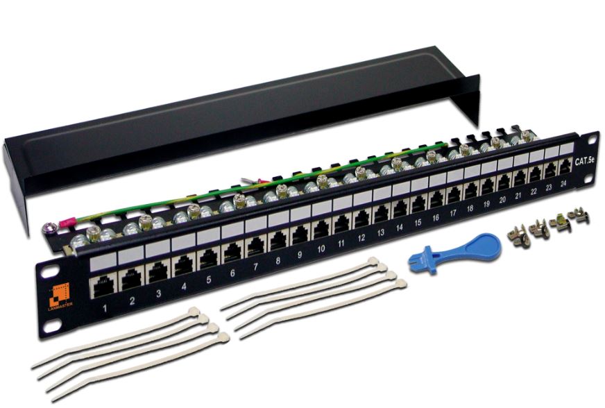 

Патч-панель 19", 24xRJ45, FTP, Кат. 5е Lanmaster LAN-PPL24S5E 1U, LAN-PPL24S5E