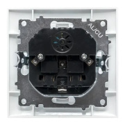 фото Розетка с заземлением с 2 USB EKF EWR16-028-10-2USB