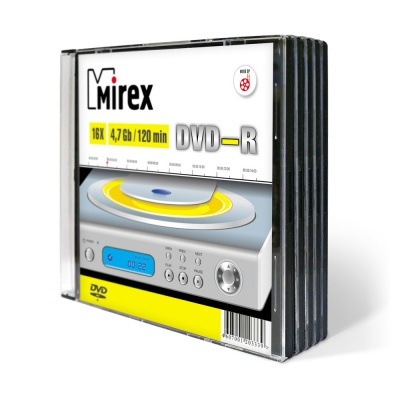фото Диск DVD-R Mirex 202387 в Омске