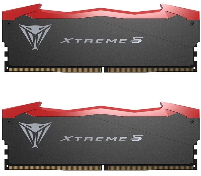 

Модуль памяти DDR5 32GB (2*16GB) Patriot PVX532G76C36K Viper XTREME PC5-60800 7600Mhz CL36 1.45V радиатор (retail), PVX532G76C36K