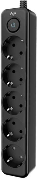 фото Сетевой фильтр AGNI TP-FD5E-2m-black в Казани