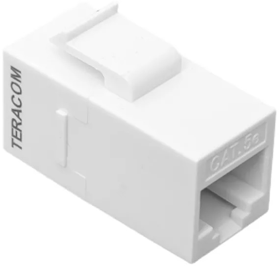 

Адаптер проходной EKF TRC-INLC-KSTN-5EUTP-WH TERACOM Cat.5E неэкран. RJ45-RJ45 тип Keystone белый, TRC-INLC-KSTN-5EUTP-WH