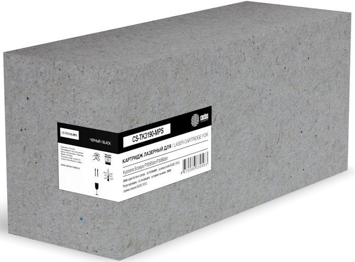 

Картридж Cactus CS-TK3190-MPS лазерный черный (30000стр.) для Kyocera Ecosys P3055dn/P3060dn, CS-TK3190-MPS