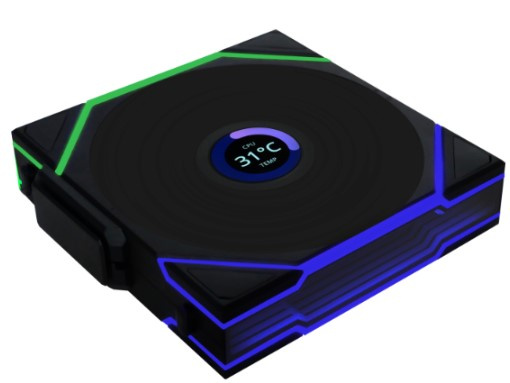 Изображение товара Вентилятор Lian Li G99.12RTLLCD1W1B.R0 для сервера с ARGB и PWM