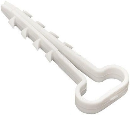 

Дюбель-хомут EKF plc-cd1-5x10w d5х10мм для плоского кабеля белый (уп.100шт) PROxima, plc-cd1-5x10w