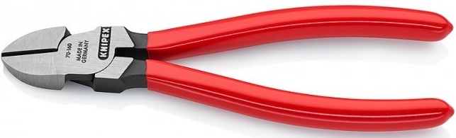 

Бокорезы Knipex KN-7001160 L-160мм твердость кромок 62 HRC черн., KN-7001160
