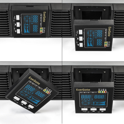 фото Источник бесперебойного питания  Exegate PowerExpert ULS-1000.LCD.AVR.1SH.2C13.USB.RS232.SNMP.2U в Краснодаре