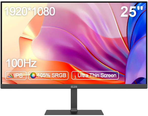 

Монитор 25" ELSA EA251Q черный, TFT IPS, 1920х1080, 100Hz, 7ms, 178°/178°, 300 cd/m, 1300:1, HDMI, EA251Q