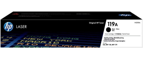 Изображение товара Оригинальный лазерный тонер-картридж HP W2090A 119A черный для лазерных принтеров HP