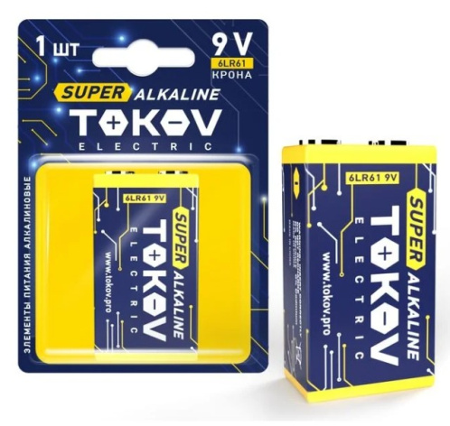 Изображение товара Батарейка TOKOV ELECTRIC TKE-ALS-6LR61/B1
