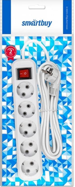 фото Удлинитель  SmartBuy SBE-16-5-02-ZS в Казани