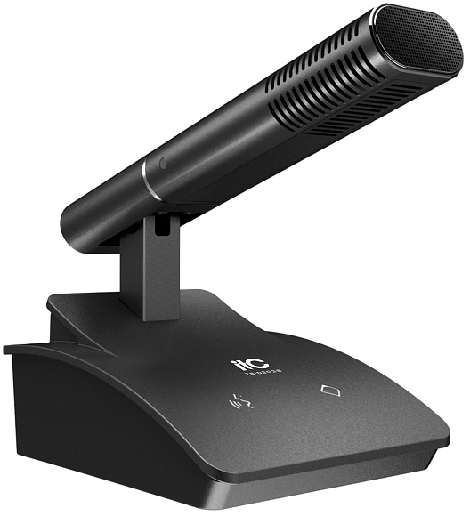 

Микрофон ITC TS-0303B Цифро-аналоговый микрофон председателя с двойным резервированием, шт, TS-0303B
