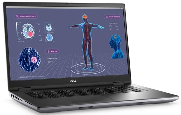 фото Ноутбук  Dell Precision 7780 в Уфе 17.3 ", Core i7, 128 Гб RAM, 2 Тб SSD, GeForce RTX 5000 Ada, Серый