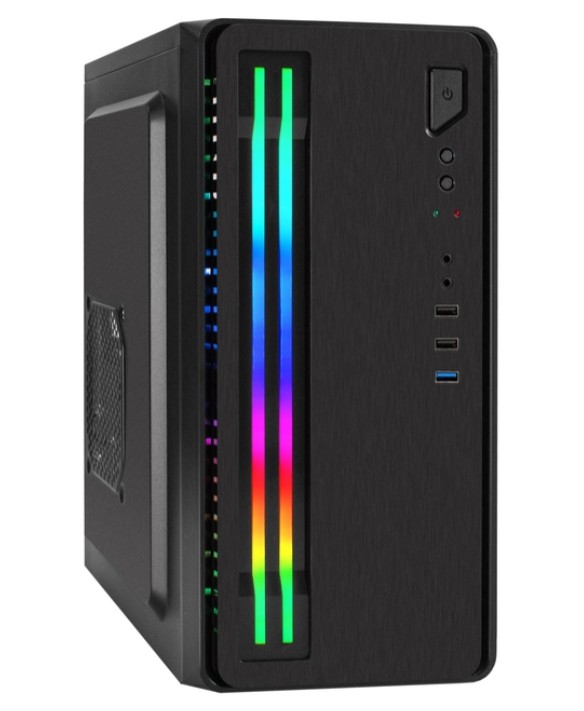 

Корпус mATX Exegate mEVO-7805 EX296384RUS черный, БП 400W, USB 3.2, 2*USB 2.0, audio, mEVO-7805