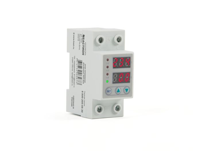 

Реле напряжения Бастион Альбатрос РНТ-63А 145-300В 63А время срабатывания 20 мс индикация, Альбатрос РНТ-63А