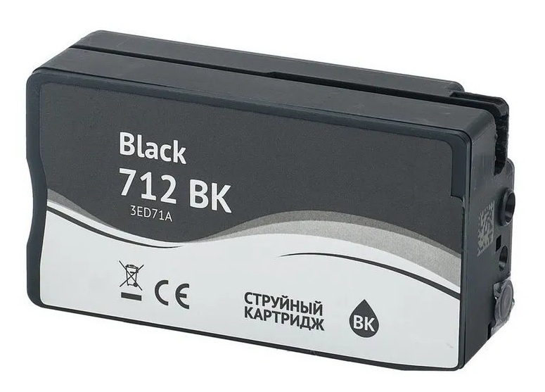 

Картридж SuperFine 3ED71A №712 SF-3ED71A для HP DesignJet-T210/230/250/630/650 80ml Black, 3ED71A №712