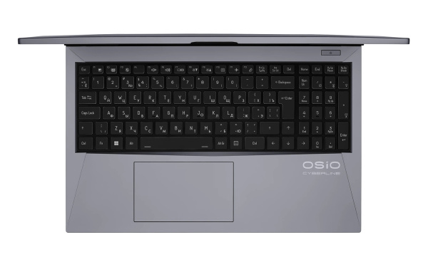 фото Ноутбук  OSIO CyberLine C150i-003 в Красноярске 15.6 ", Core i5, 16 Гб RAM, 512 Гб SSD, GeForce RTX 4060, Серый