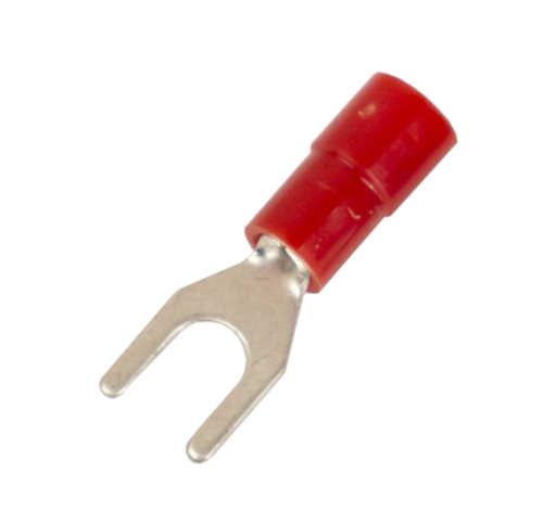 Изображение товара Конечник вилочный DKC 2D16P-EE-PA из меди для проводов 10 мм², 100 шт