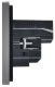 фото Розетка с заземлением с 2 USB  IEK FP-R14-16-U22-018-K46