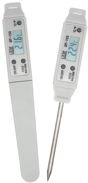 Изображение товара Профессиональный термометр CEM DT-133 с погружным щупом и точностью ±2 градуса