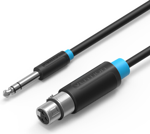 

Кабель акустический Vention BBEBI Jack 6.5 M/XLR F, 3 м, BBEBI