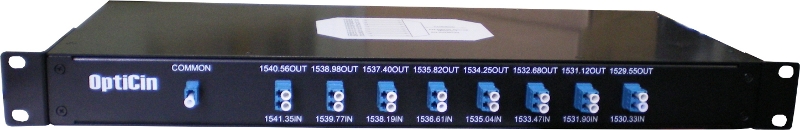 

Мультиплексор Opticin DWDM-BiDi-08-16wave-1 DWDM, одно волокно, 8 каналов, 16 длин волн с 1529.55нм по 1541.35нм, Type 1, LC, DWDM-BiDi-08-16wave-1