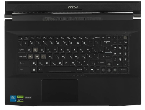фото Ноутбук  MSI Katana 17 B2RVEK-1618XRU в Уфе 17.3 ", Core 5, 16 Гб RAM, 1 Тб SSD, GeForce RTX 4050, Черный