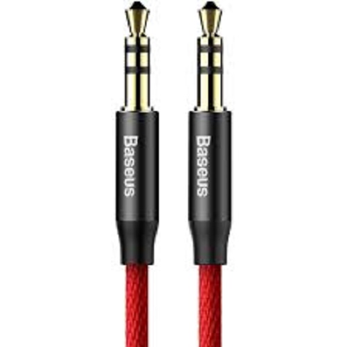 

Кабель акустический Baseus CAM30-C91 M30 AUX 3.5mm (M) - AUX 3.5mm (M) 1.5m, в нейлоновой оплётке, red+black, CAM30-C91
