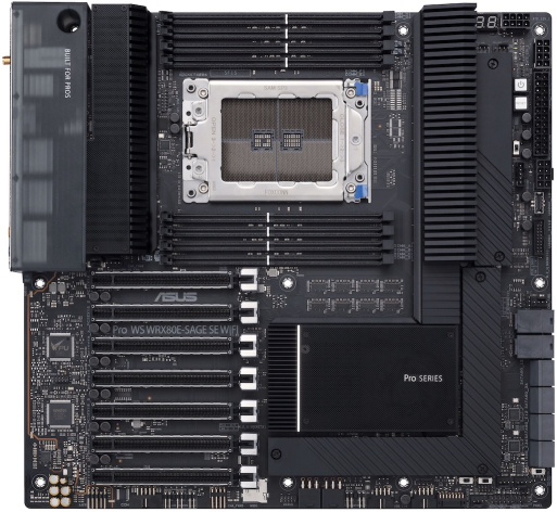 фото Материнская плата E-ATX ASUS PRO WS WRX80E-SAGE SE WIFI в Самаре