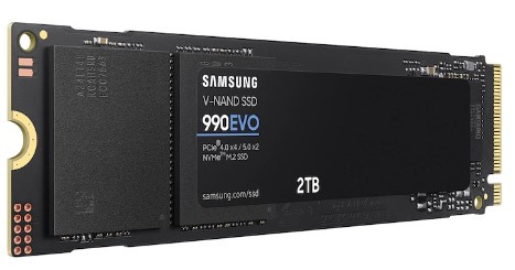 фото Накопитель SSD M.2 2280 Samsung 990 EVO в Екатеринбурге 2000 ГБ